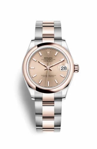 Rolex Datejust 31 Stainless Steel/ Rose Gold / Domed / Rose / Oyster 278241-0009 — фото часов Rolex Datejust 31 Stainless Steel/ Rose Gold / Domed / Rose / Oyster 278241-0009 — фото часов
