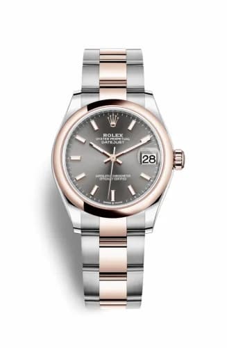 Rolex Datejust 31 Stainless Steel/ Rose Gold / Domed / Grey / Oyster 278241-0017 — фото часов Rolex Datejust 31 Stainless Steel/ Rose Gold / Domed / Grey / Oyster 278241-0017 — фото часов
