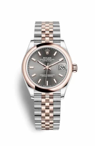Rolex Datejust 31 Stainless Steel / Rose Gold / Domed / Grey / Jubilee 278241-0018 — фото часов Rolex Datejust 31 Stainless Steel / Rose Gold / Domed / Grey / Jubilee 278241-0018 — фото часов