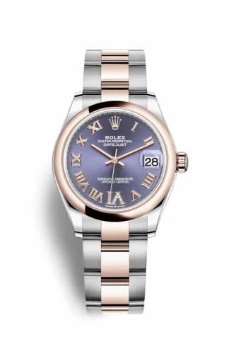 Rolex Datejust 31 Stainless Steel/ Rose Gold / Domed / Aubergine - Roman / Oyster 278241-0019 — фото часов Rolex Datejust 31 Stainless Steel/ Rose Gold / Domed / Aubergine - Roman / Oyster 278241-0019 — фото часов