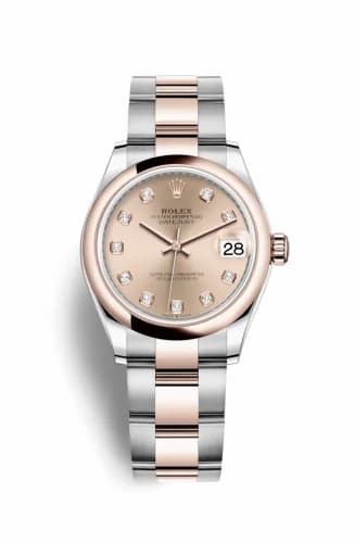 Rolex Datejust 31 Stainless Steel/ Rose Gold / Domed / Rose - Diamond / Oyster 278241-0023 — фото часов Rolex Datejust 31 Stainless Steel/ Rose Gold / Domed / Rose - Diamond / Oyster 278241-0023 — фото часов