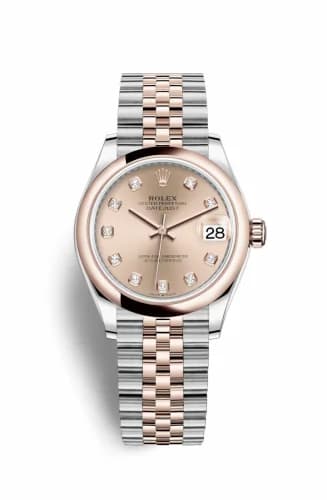 Rolex Datejust 31 Stainless Steel/ Rose Gold / Domed / Rose - Diamond / Jubilee 278241-0024 — фото часов Rolex Datejust 31 Stainless Steel/ Rose Gold / Domed / Rose - Diamond / Jubilee 278241-0024 — фото часов