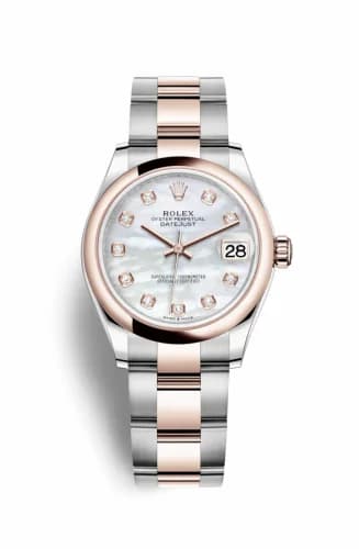 Rolex Datejust 31 Stainless Steel/ Rose Gold / Domed / MOP / Oyster 278241-0025 — фото часов Rolex Datejust 31 Stainless Steel/ Rose Gold / Domed / MOP / Oyster 278241-0025 — фото часов