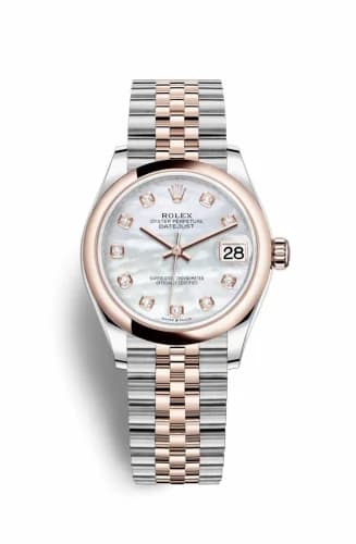Rolex Datejust 31 Stainless Steel/ Rose Gold / Domed / MOP / Jubilee 278241-0026 — фото часов Rolex Datejust 31 Stainless Steel/ Rose Gold / Domed / MOP / Jubilee 278241-0026 — фото часов
