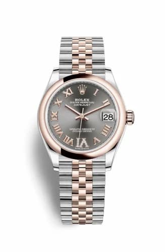 Rolex Datejust 31 Stainless Steel/ Rose Gold / Domed / Grey - Roman / Jubilee 278241-0030 — фото часов Rolex Datejust 31 Stainless Steel/ Rose Gold / Domed / Grey - Roman / Jubilee 278241-0030 — фото часов