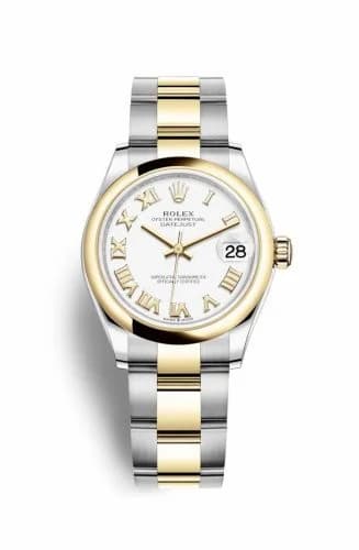 Rolex Datejust 31 Stainless Steel / Yellow Gold / Domed / White - Roman / Oyster 278243-0001 — фото часов Rolex Datejust 31 Stainless Steel / Yellow Gold / Domed / White - Roman / Oyster 278243-0001 — фото часов