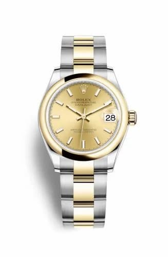 Rolex Datejust 31 Stainless Steel / Yellow Gold / Domed / Champagne / Oyster 278243-0013 — фото часов Rolex Datejust 31 Stainless Steel / Yellow Gold / Domed / Champagne / Oyster 278243-0013 — фото часов