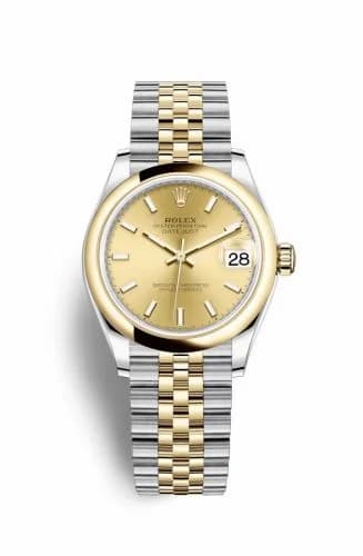 Rolex Datejust 31 Stainless Steel / Yellow Gold / Domed / Champagne / Jubilee 278243-0014 — фото часов Rolex Datejust 31 Stainless Steel / Yellow Gold / Domed / Champagne / Jubilee 278243-0014 — фото часов