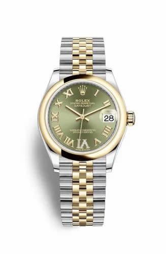 Rolex Datejust 31 Stainless Steel/ Yellow Gold / Domed / Olive - Roman / Jubilee 278243-0016 — фото часов Rolex Datejust 31 Stainless Steel/ Yellow Gold / Domed / Olive - Roman / Jubilee 278243-0016 — фото часов