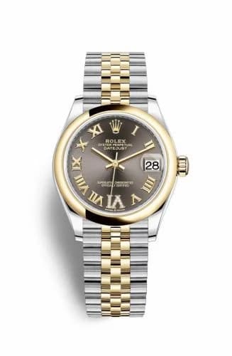Rolex Datejust 31 Stainless Steel / Yellow Gold / Domed / Grey - Roman / Jubilee 278243-0018 — фото часов Rolex Datejust 31 Stainless Steel / Yellow Gold / Domed / Grey - Roman / Jubilee 278243-0018 — фото часов