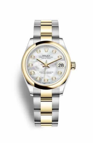 Rolex Datejust 31 Stainless Steel / Yellow Gold / Domed / MOP / Oyster 278243-0027 — фото часов Rolex Datejust 31 Stainless Steel / Yellow Gold / Domed / MOP / Oyster 278243-0027 — фото часов