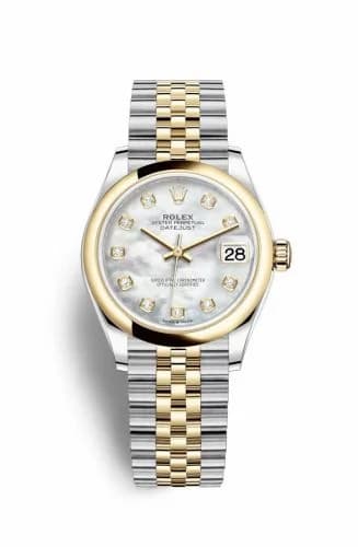 Rolex Datejust 31 Stainless Steel / Yellow Gold / Domed / MOP / Jubilee 278243-0028 — фото часов Rolex Datejust 31 Stainless Steel / Yellow Gold / Domed / MOP / Jubilee 278243-0028 — фото часов