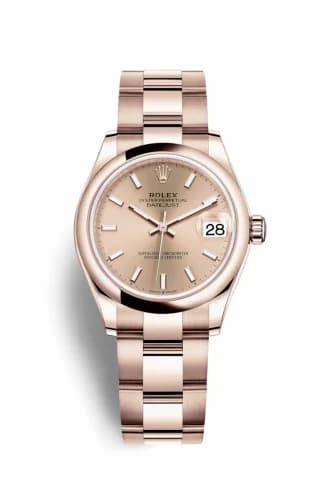 Rolex Datejust 31 Rose Gold / Domed / Rose / Oyster 278245-0035 — фото часов Rolex Datejust 31 Rose Gold / Domed / Rose / Oyster 278245-0035 — фото часов