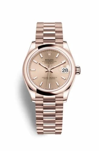 Rolex Datejust 31 Rose Gold / Domed / Rose / President 278245-0036 — фото часов Rolex Datejust 31 Rose Gold / Domed / Rose / President 278245-0036 — фото часов