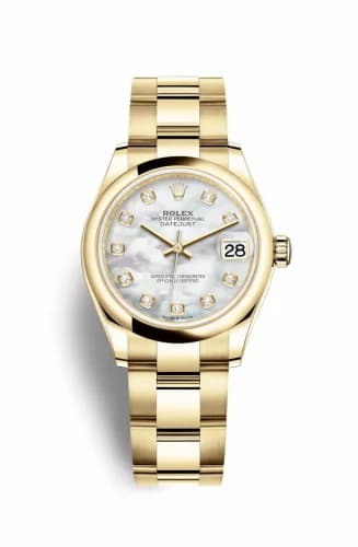 Rolex Datejust 31 Yellow Gold / Domed / MOP / Oyster 278248-0015 — фото часов Rolex Datejust 31 Yellow Gold / Domed / MOP / Oyster 278248-0015 — фото часов