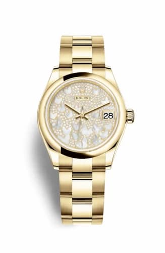 Rolex Datejust 31 Yellow Gold / Domed / Butterfly / Oyster 278248-0021 — фото часов Rolex Datejust 31 Yellow Gold / Domed / Butterfly / Oyster 278248-0021 — фото часов