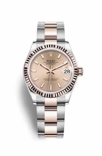 Rolex Datejust 31 Stainless Steel/ Rose Gold / Fluted / Rose / Oyster 278271-0009 — фото часов Rolex Datejust 31 Stainless Steel/ Rose Gold / Fluted / Rose / Oyster 278271-0009 — фото часов