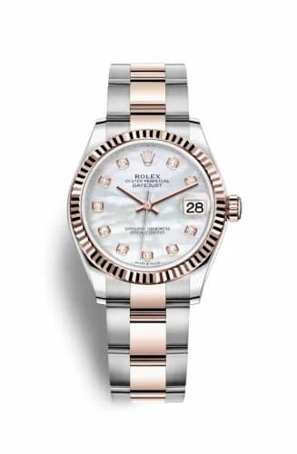 Rolex Datejust 31 Stainless Steel/ Rose Gold / Fluted / MOP / Oyster 278271-0025 — фото часов Rolex Datejust 31 Stainless Steel/ Rose Gold / Fluted / MOP / Oyster 278271-0025 — фото часов