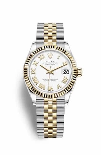 Rolex Datejust 31 Stainless Steel / Yellow Gold / Fluted / White - Roman / Jubilee 278273-0002 — фото часов Rolex Datejust 31 Stainless Steel / Yellow Gold / Fluted / White - Roman / Jubilee 278273-0002 — фото часов