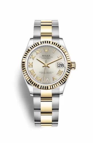 Rolex Datejust 31 Stainless Steel / Yellow Gold / Fluted / Silver - Roman / Oyster 278273-0003 — фото часов Rolex Datejust 31 Stainless Steel / Yellow Gold / Fluted / Silver - Roman / Oyster 278273-0003 — фото часов