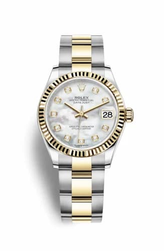 Rolex Datejust 31 Stainless Steel / Yellow Gold / Fluted / MOP / Oyster 278273-0027 — фото часов Rolex Datejust 31 Stainless Steel / Yellow Gold / Fluted / MOP / Oyster 278273-0027 — фото часов