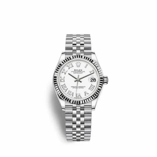 Rolex Datejust 31 Stainless Steel Fluted / Jubilee / White - Roman 278274-0010 — фото часов Rolex Datejust 31 Stainless Steel Fluted / Jubilee / White - Roman 278274-0010 — фото часов