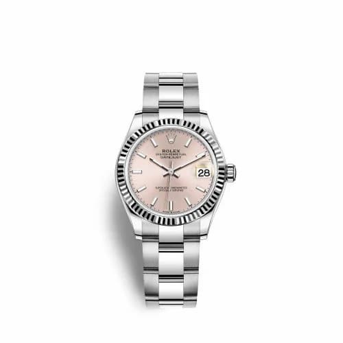 Rolex Datejust 31 Stainless Steel Fluted / Oyster / Pink 278274-0013 — фото часов Rolex Datejust 31 Stainless Steel Fluted / Oyster / Pink 278274-0013 — фото часов
