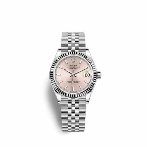 Rolex Datejust 31 Stainless Steel Fluted / Jubilee / Pink 278274-0014 — фото часов Rolex Datejust 31 Stainless Steel Fluted / Jubilee / Pink 278274-0014 — фото часов