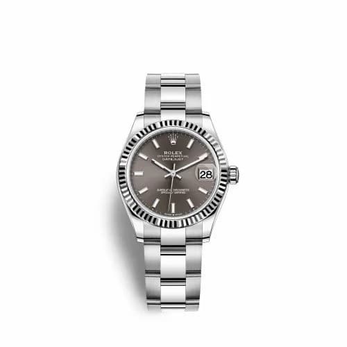 Rolex Datejust 31 Stainless Steel Fluted / Oyster / Grey 278274-0015 — фото часов Rolex Datejust 31 Stainless Steel Fluted / Oyster / Grey 278274-0015 — фото часов