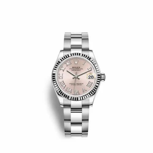 Rolex Datejust 31 Stainless Steel Fluted / Oyster / Pink - Roman 278274-0019 — фото часов Rolex Datejust 31 Stainless Steel Fluted / Oyster / Pink - Roman 278274-0019 — фото часов