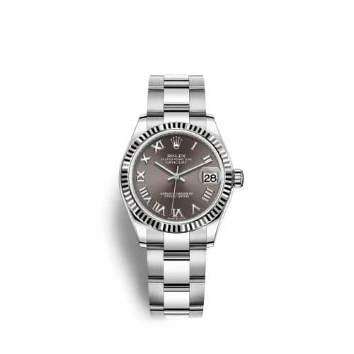 Rolex Datejust 31 Stainless Steel Fluted / Oyster / Grey - Roman 278274-0021 — фото часов Rolex Datejust 31 Stainless Steel Fluted / Oyster / Grey - Roman 278274-0021 — фото часов