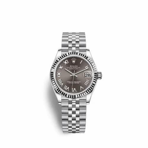 Rolex Datejust 31 Stainless Steel Fluted / Jubilee / Grey - Roman 278274-0022 — фото часов Rolex Datejust 31 Stainless Steel Fluted / Jubilee / Grey - Roman 278274-0022 — фото часов