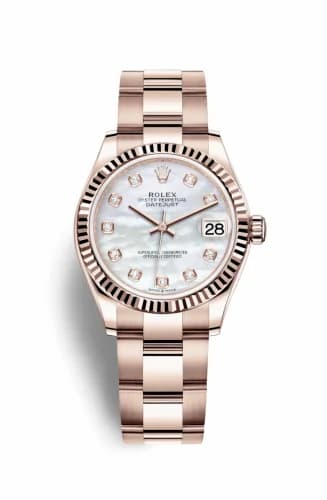 Rolex Datejust 31 Rose Gold / Fluted / MOP / Oyster 278275-0016 — фото часов Rolex Datejust 31 Rose Gold / Fluted / MOP / Oyster 278275-0016 — фото часов
