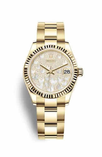 Rolex Datejust 31 Yellow Gold / Fluted / Butterfly / Oyster 278278-0021 — фото часов Rolex Datejust 31 Yellow Gold / Fluted / Butterfly / Oyster 278278-0021 — фото часов