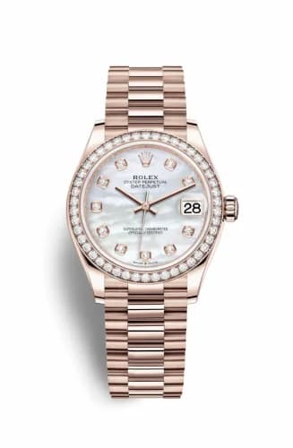 Rolex Datejust 31 Rose Gold / Diamond / MOP / President 278285rbr-0005