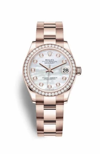 Rolex Datejust 31 Rose Gold / Diamond / MOP / Oyster 278285rbr-0011 — фото часов Rolex Datejust 31 Rose Gold / Diamond / MOP / Oyster 278285rbr-0011 — фото часов
