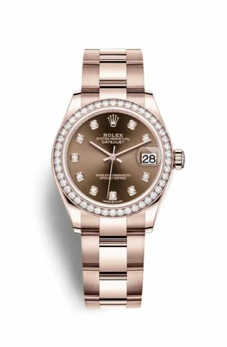 Rolex Datejust 31 Rose Gold / Diamond / Chocolate - Diamond / Oyster 278285rbr-0012