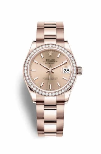 Rolex Datejust 31 Rose Gold / Diamond / Rose / Oyster 278285rbr-0017 — фото часов Rolex Datejust 31 Rose Gold / Diamond / Rose / Oyster 278285rbr-0017 — фото часов