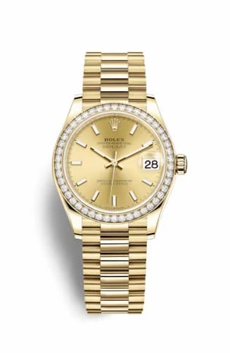 Rolex Datejust 31 Yellow Gold / Diamond / Champagne / President 278288rbr-0022 — фото часов Rolex Datejust 31 Yellow Gold / Diamond / Champagne / President 278288rbr-0022 — фото часов