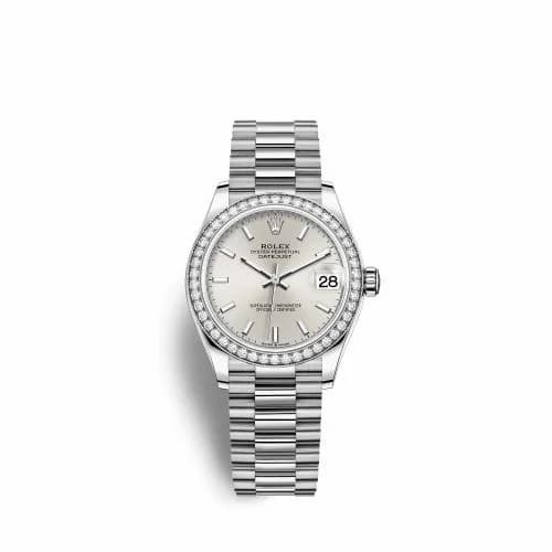 Rolex Datejust 31 White Gold Diamond / Silver 278289rbr-0012 — фото часов Rolex Datejust 31 White Gold Diamond / Silver 278289rbr-0012 — фото часов