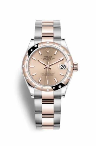 Rolex Datejust 31 Stainless Steel/ Rose Gold / Domed - Diamond / Rose / Oyster 278341rbr-0009 — фото часов Rolex Datejust 31 Stainless Steel/ Rose Gold / Domed - Diamond / Rose / Oyster 278341rbr-0009 — фото часов