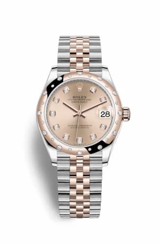 Rolex Datejust 31 Stainless Steel/ Rose Gold / Domed - Diamond / Rose - Diamond / Jubilee 278341rbr-0024 — фото часов Rolex Datejust 31 Stainless Steel/ Rose Gold / Domed - Diamond / Rose - Diamond / Jubilee 278341rbr-0024 — фото часов