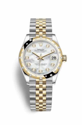Rolex Datejust 31 Stainless Steel / Yellow Gold / Domed - Diamond / MOP / Jubilee 278343rbr-0028 — фото часов Rolex Datejust 31 Stainless Steel / Yellow Gold / Domed - Diamond / MOP / Jubilee 278343rbr-0028 — фото часов