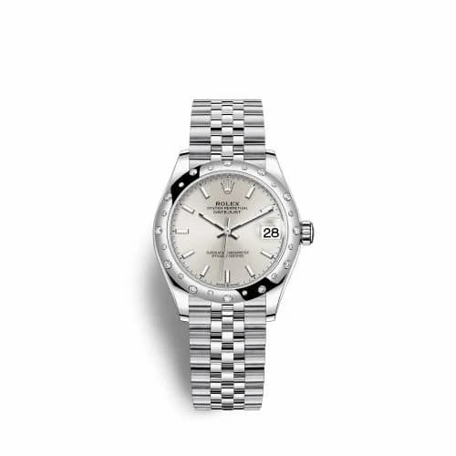 Rolex Datejust 31 Stainless Steel Domed Diamond / Jubilee / Silver 278344rbr-0014 — фото часов Rolex Datejust 31 Stainless Steel Domed Diamond / Jubilee / Silver 278344rbr-0014 — фото часов