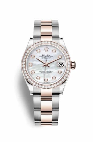 Rolex Datejust 31 Stainless Steel/ Rose Gold / Diamond / MOP / Oyster 278381rbr-0025 — фото часов Rolex Datejust 31 Stainless Steel/ Rose Gold / Diamond / MOP / Oyster 278381rbr-0025 — фото часов