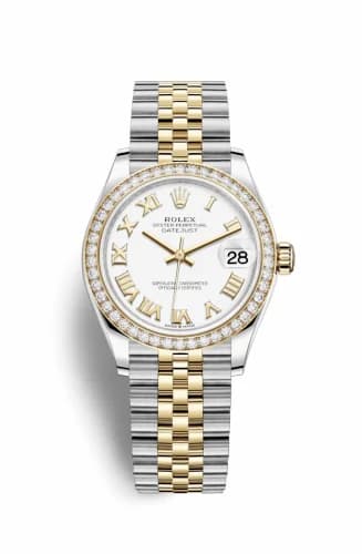 Rolex Datejust 31 Stainless Steel / Yellow Gold / Diamond / White - Roman / Jubilee 278383rbr-0002 — фото часов Rolex Datejust 31 Stainless Steel / Yellow Gold / Diamond / White - Roman / Jubilee 278383rbr-0002 — фото часов
