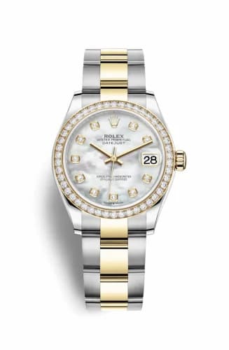 Rolex Datejust 31 Stainless Steel / Yellow Gold / Diamond / MOP / Oyster 278383rbr-0027 — фото часов Rolex Datejust 31 Stainless Steel / Yellow Gold / Diamond / MOP / Oyster 278383rbr-0027 — фото часов