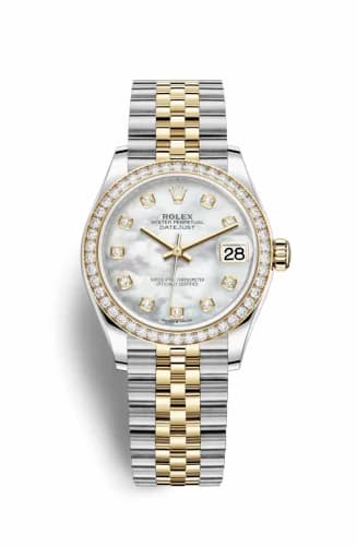 Rolex Datejust 31 Stainless Steel / Yellow Gold / Diamond / MOP / Jubilee 278383rbr-0028 — фото часов Rolex Datejust 31 Stainless Steel / Yellow Gold / Diamond / MOP / Jubilee 278383rbr-0028 — фото часов