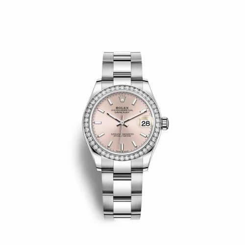 Rolex Datejust 31 Stainless Steel Diamond / Oyster / Pink 278384rbr-0017 — фото часов Rolex Datejust 31 Stainless Steel Diamond / Oyster / Pink 278384rbr-0017 — фото часов