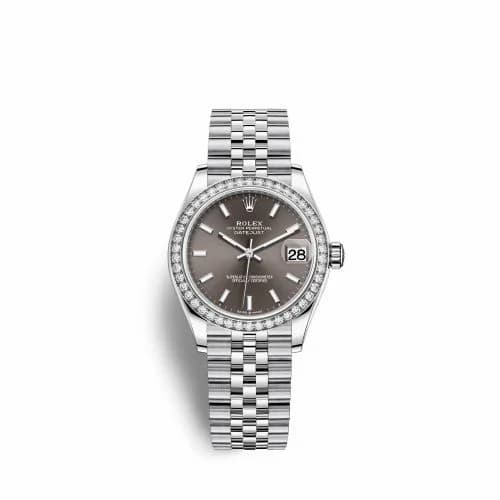Rolex Datejust 31 Stainless Steel Diamond / Jubilee / Grey 278384rbr-0020 — фото часов Rolex Datejust 31 Stainless Steel Diamond / Jubilee / Grey 278384rbr-0020 — фото часов